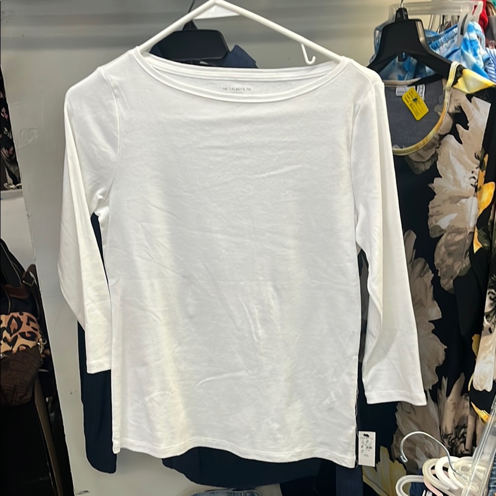 Women's White Top - Talbots